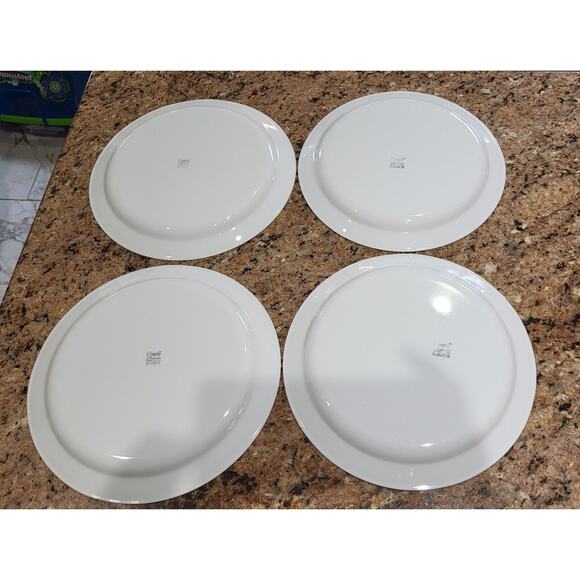 Vintage Corelle Cinnamon Chestnut Set of 4 Dinner Plates 10 1/4" Diameter - Picture 3 of 16